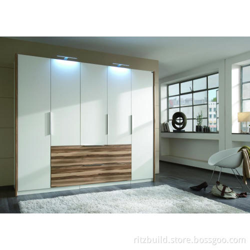 Ritz Bedroom Furniture, White High Gloss Wardrobe Closet